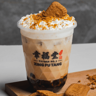 31. Biscoff Cookie Cold Brew Boba Latte XL