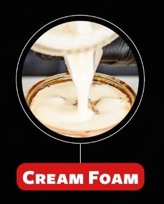 Cream foam